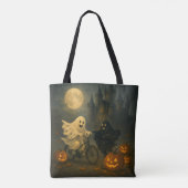 Spooktocht Boodschappentas Tote Bag (Achterkant)