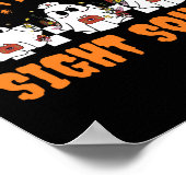 Spooktocular Sight Squad Ghost Halloween Optometri Poster (Hoek)
