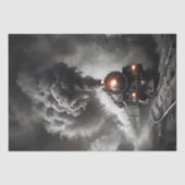 Spooktrein vanaf 1900 in een woestijnstation tissuepapier (Voorkant)