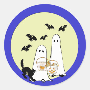 spookTrick or treat Ronde Sticker