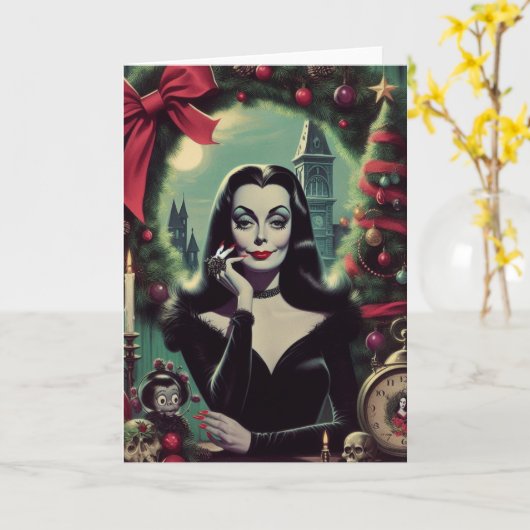 Spookvakantie Kaart (Gele Bloem)