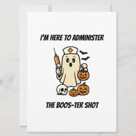 Spookverpleegster Halloween Grafisch Kaart