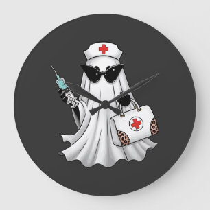 Spookverpleegster Halloween Grote Klok