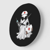 Spookverpleegster Halloween Grote Klok (Hoek)