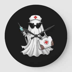 Spookverpleegster Halloween Grote Klok
