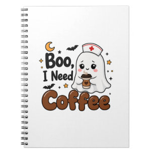Spookverpleegster Halloween-notitieboek Grappige g Notitieboek