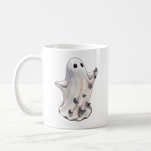 Spookvlinder Halloween Koffiemok (Links)
