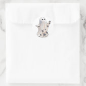 Spookvlinderstickers Halloween Ronde Sticker (Tas)