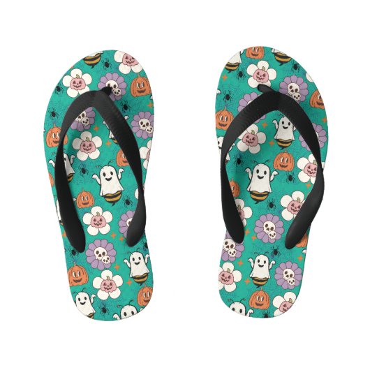 spookvloed kinder teenslippers (Voetbed)