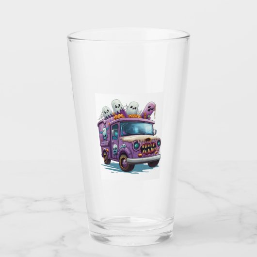 Spookwagen met ijs glas (Voorkant)