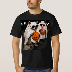 Spookwasbeer Halloween met Pompoen Griezelig T-shirt