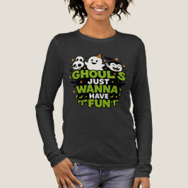 Spookwezens Hebben Plezier Tri-Blend Shirt