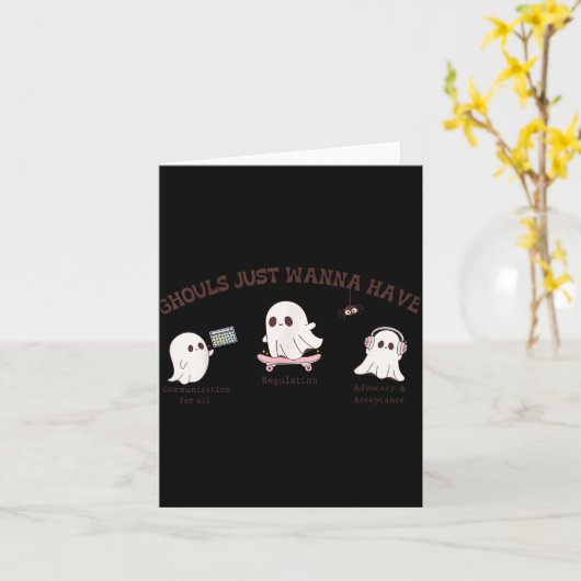 Spookwezens willen gewoon inclusie en belangenbeha kaart (Gele Bloem)