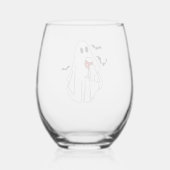 spookwijnglas wijnglas zonder voet (Achterkant)