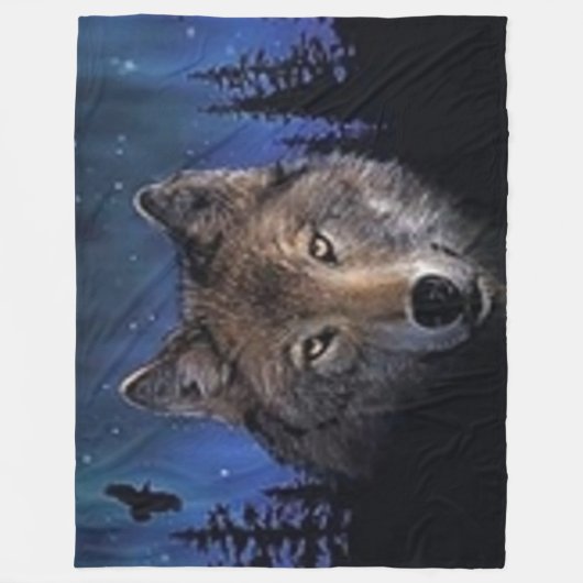 SPOOKWOLF FLEECE DEKEN (Voorkant)