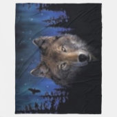 SPOOKWOLF FLEECE DEKEN (Voorkant)