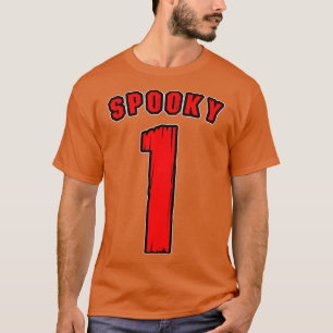 Spooky 1 Één de Speler van het Team onderdrukte de T-shirt