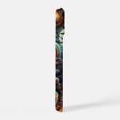 Spooky 3D Halloween, Vleermuizen, Schedels, Pompoe iPhone 15 Case (Rechterkant)