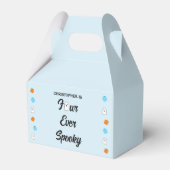 Spooky 4e verjaardag bedankdoosjes (Voorkant Zijde)