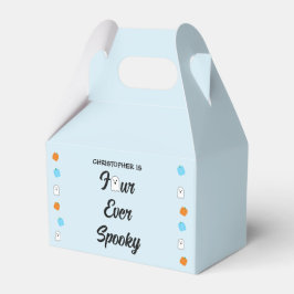 Spooky 4e verjaardag bedankdoosjes