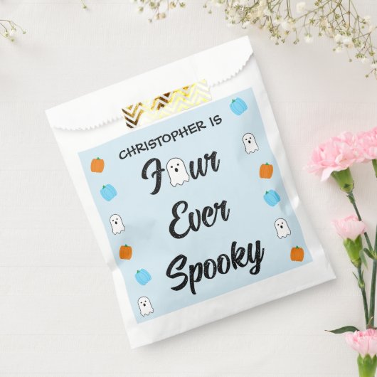 Spooky 4e verjaardag bedankzakje (Gezegeld)