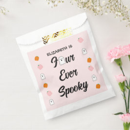 Spooky 4e verjaardag bedankzakje