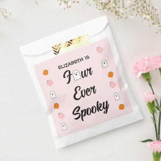Spooky 4e verjaardag bedankzakje (Gezegeld)