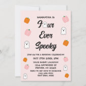 Spooky 4e verjaardag kaart (Voorkant)