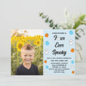 Spooky 4e verjaardag kaart (Staand voorkant)