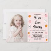 Spooky 4e verjaardag kaart (Voorkant)