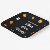 Spooky 4e verjaardag papieren bordje (Gebogen)