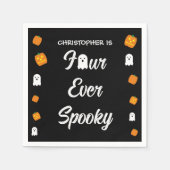 Spooky 4e verjaardag servet (Voorkant)