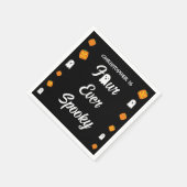 Spooky 4e verjaardag servet (Hoek)