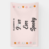 Spooky 4e verjaardag spandoek (Verticaal)