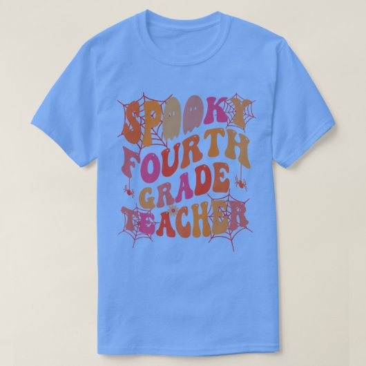 SPOOKY 4TH GRADE TEACHER Costuum Dit is mijn Faboo T-shirt (Design voorkant)