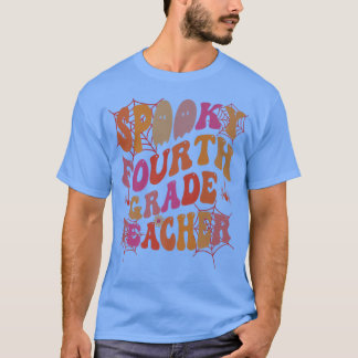 SPOOKY 4TH GRADE TEACHER Costuum Dit is mijn Faboo T-shirt