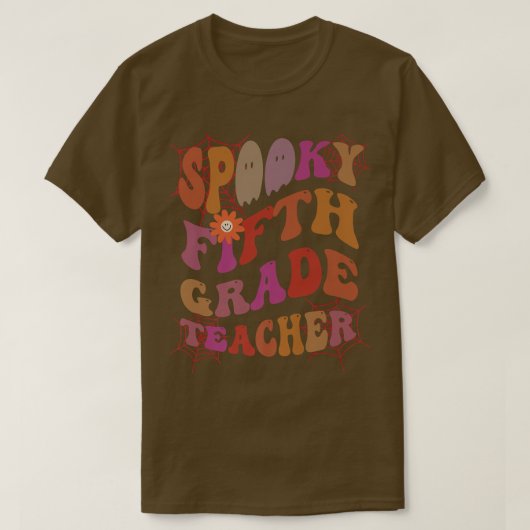 SPOOKY 5TH GRADE TEACHER Costuum Dit is mijn Faboo T-shirt (Design voorkant)
