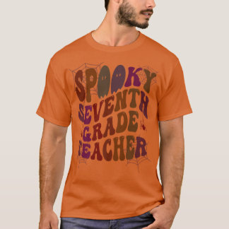 SPOOKY 7E GRADE TEACHER Costuum Dit is mijn Fabool T-shirt