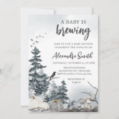 Spooky A Baby is Baby shower brouwen Kaart (Voorkant)