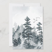 Spooky A Baby is Baby shower brouwen Kaart (Achterkant)