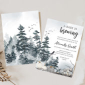 Spooky A Baby is Baby shower brouwen Kaart