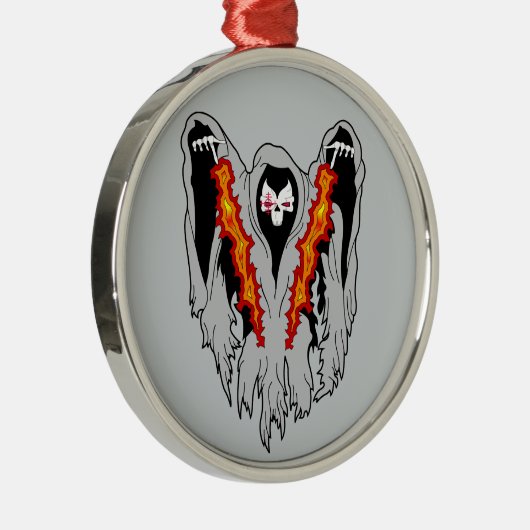 Spooky AC-130 Gunship Metalen Ornament (Rechts)