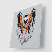 Spooky AC-130 Gunship Vierkante Klok (Hoek)