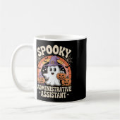 Spooky Administratieve Instant Ghost Pumpkin Hallo Koffiemok (Links)