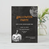 Spooky Adult Halloween Party Kaart (Staand voorkant)