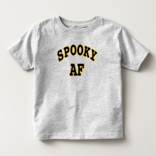 SPOOKY AF-HALLOEEN UGLY KINDER SHIRTS (Voorkant)