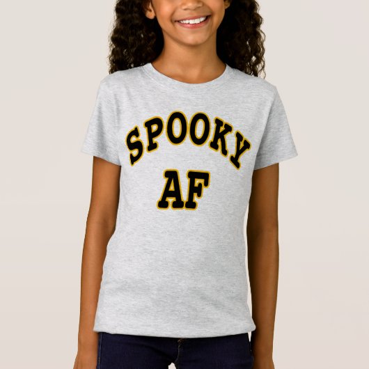SPOOKY AF-HALLOEEN UGLY T-SHIRT (Voorkant)