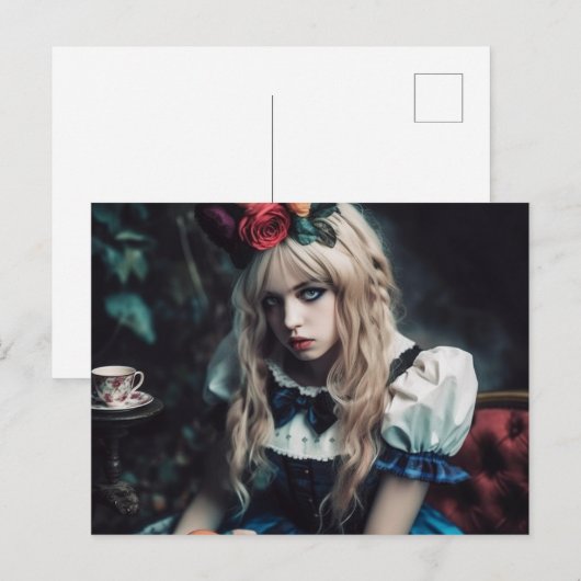 Spooky Alice Briefkaart (Voorkant / Achterkant)
