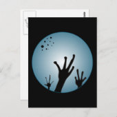 Spooky Alien Science Fiction Hands Briefkaart (Voorkant / Achterkant)