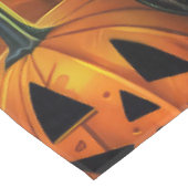 Spooky Amerikaanse Staffordshire Halloween pompoen Tafelkleed (Gekanteld)